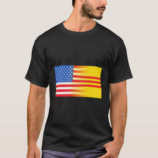 Camiseta Regalo de la bandera vietnamita estadounidense de