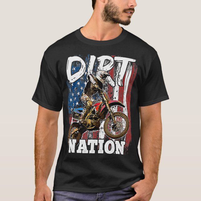 Camiseta Regalo de la Carreras de Motocross en Carreras de  (Anverso)
