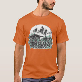 Camiseta Regalo de la ciudad de Omaha Nebraska EE. UU.