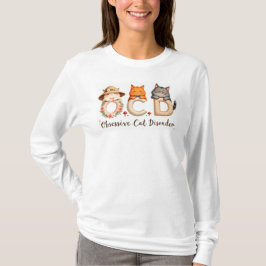 Camiseta Regalo de la dama del gato - Trastorno obsesivo de