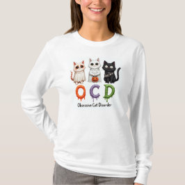 Camiseta Regalo de la dama del gato - Trastorno obsesivo de