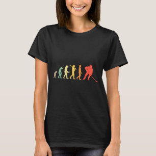 Camiseta Regalo de la evolución del hockey sobre hielo retr