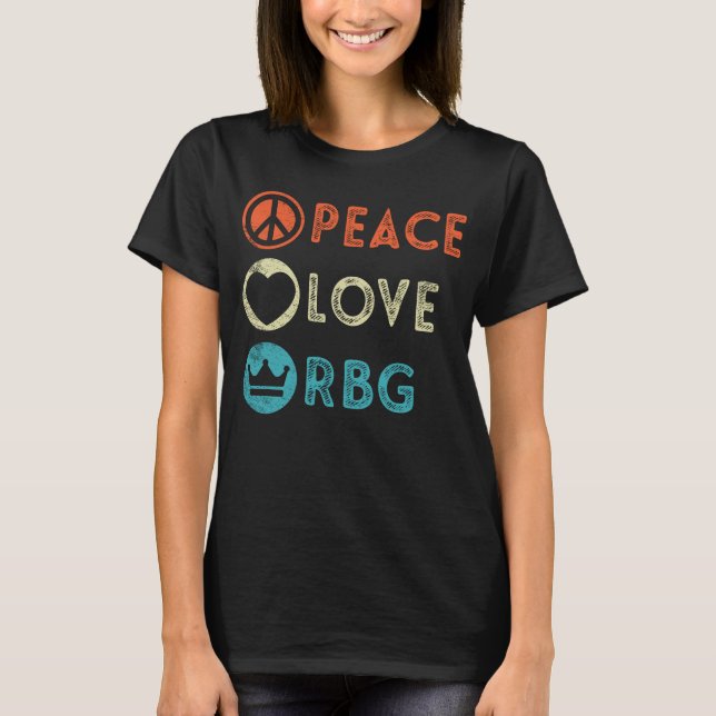 Camiseta Regalo de la feminista del amor RBG Ruth Bader (Anverso)