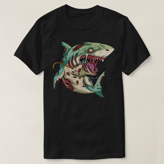 Camiseta Regalo De La Fiesta De Halloween De Zombie Para Su (Diseño del anverso)