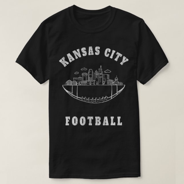 Camiseta Regalo de la línea aérea de fútbol de Kansas City (Diseño del anverso)