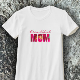 Camiseta Regalo de la madre floral de la personalizado "Bea