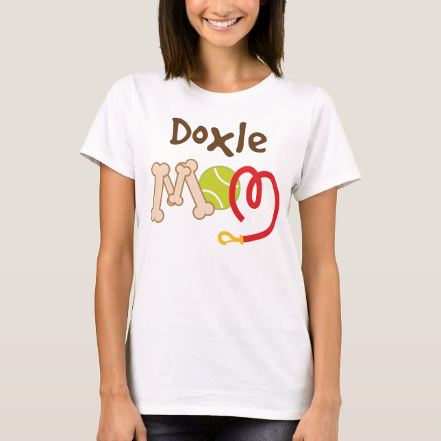 Camiseta Regalo de la mamá de la raza del perro de Doxle (Anverso)