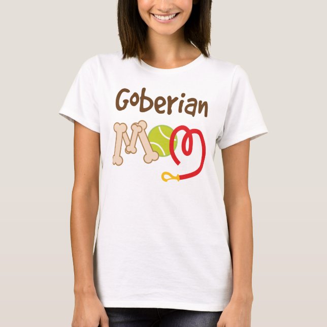 Camiseta Regalo de la mamá de la raza del perro de Goberian (Anverso)