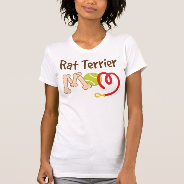 Camiseta Regalo de la mamá de la raza del perro de Terrier (Anverso)