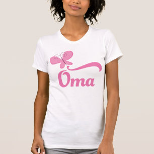 Camiseta Regalo de la mariposa de Oma
