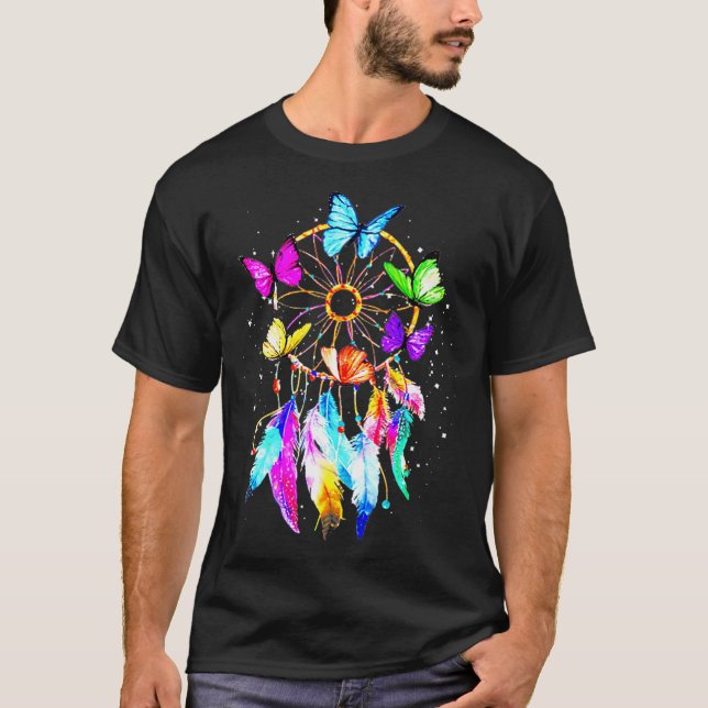 Camiseta Regalo de la mariposa Dream Catcher Butterfly Love (Anverso)