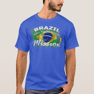Camiseta Regalo de la misión LDS de Mormón Norte en Brasil