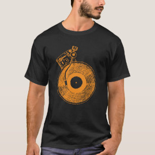 Camiseta Regalo de la música de la placa giratoria del