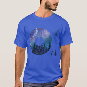 Camiseta Regalo de la naturaleza del registro de vinilo mus