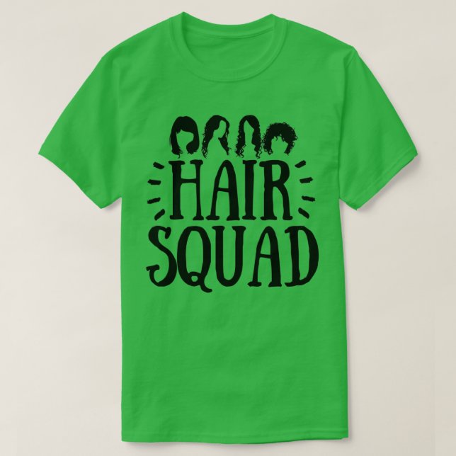Camiseta Regalo de la peluquería Hair Squad 2 (Diseño del anverso)