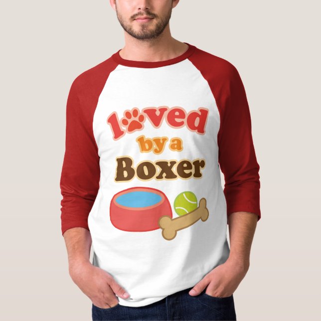 Camiseta Regalo de la raza del perro del boxeador (Anverso)