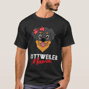 Camiseta Regalo de la Rottweiler: Mamá mamá ama perro ama a