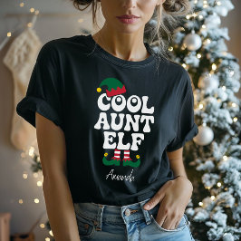 Camiseta Regalo de la tía de Guay Elf Funny Elf Navidades c