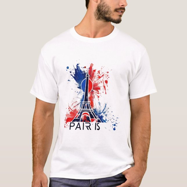 Camiseta Regalo de la Torre Eiffel de París (Anverso)