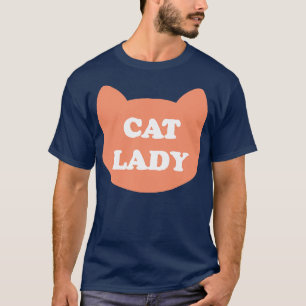 Camiseta Regalo de las Damas de Gato Dama Graciosa Gato Lov