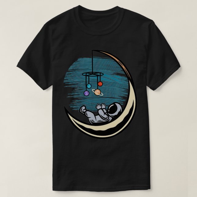 Camiseta Regalo de las estrellas de la exploración espacial (Diseño del anverso)