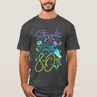 Camiseta Regalo de letrero neon Cool de los 80