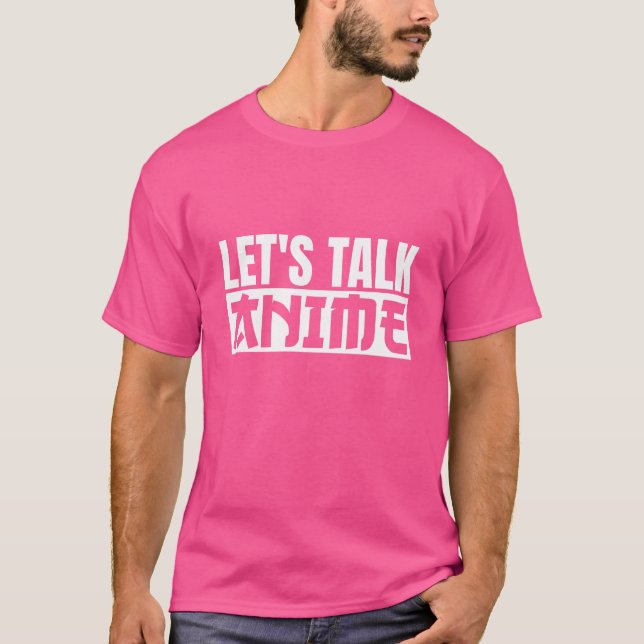 Camiseta regalo de Letsalk Anime (Anverso)