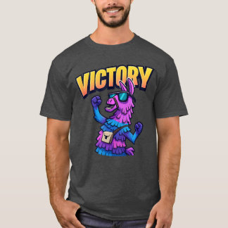 Camiseta regalo de Llama de victoria de juego