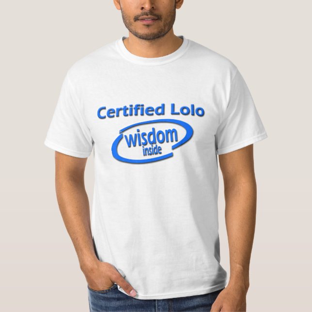Camiseta Regalo de Lolo del filipino - sabiduría dentro (Anverso)