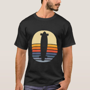 Camiseta Regalo De Longboard Retro Para Los Amantes De Long