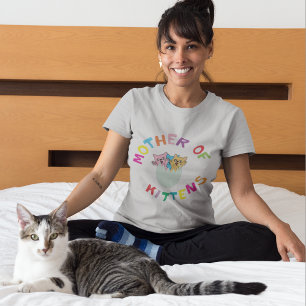 Camiseta Regalo de los amantes de gatos de la madre de gati