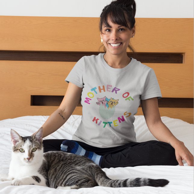 Camiseta Regalo de los amantes de gatos de la madre de gati (Subido por el creador)