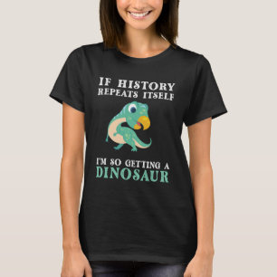 Camiseta Regalo de los amantes de los dinosaurios para adul