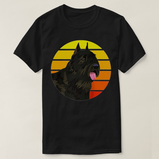 Camiseta Regalo de los amantes de los perros Bouvier des Fl (Diseño del anverso)