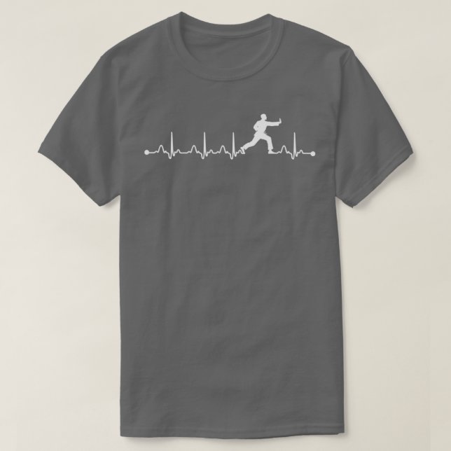 Camiseta Regalo de los amantes del corazón de EKG Judo (Diseño del anverso)