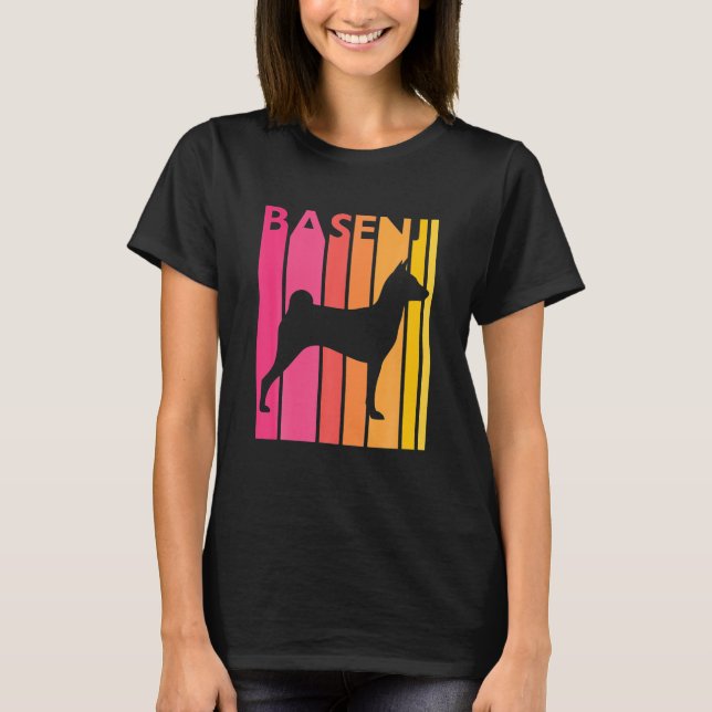Camiseta Regalo de los amantes del perro de Basenji (Anverso)