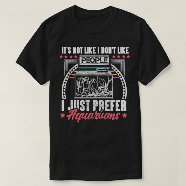 Camiseta Regalo de los animales acuarios (Diseño del anverso)