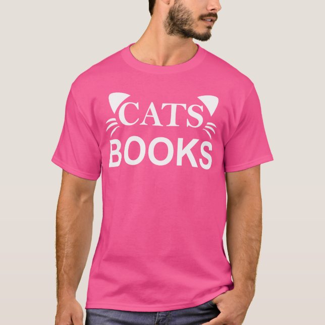 Camiseta Regalo de los libros de gato (Anverso)