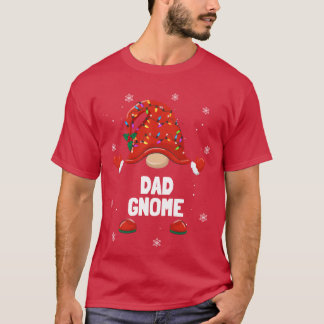 Camiseta Regalo de los Navidades de la familia Gnome Dad Gn
