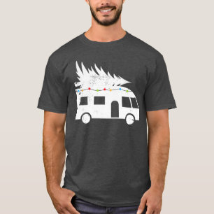 Camiseta Regalo de los Navidades de Santa Hat Motorhome fes