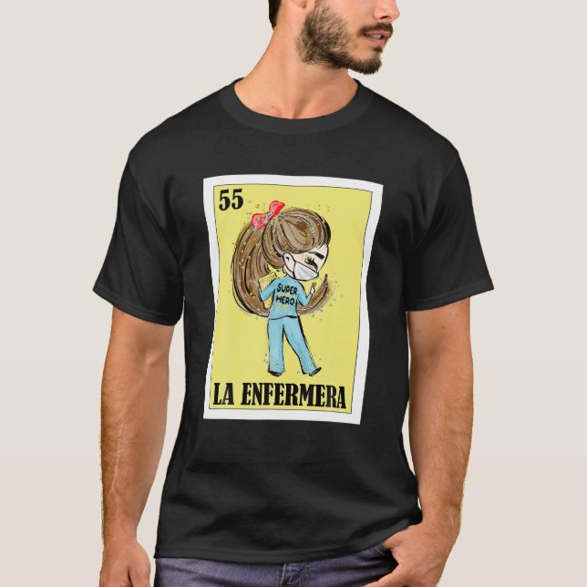 Camiseta Regalo de lotería de héroe de enfermera - Lotería  (Anverso)