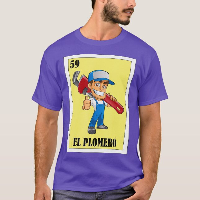Camiseta Regalo de lotería de plomo español Lotería mexican (Anverso)