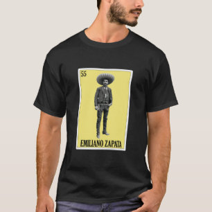 Camiseta Regalo de lotería Zapata Lotería Mexicana Emiliano