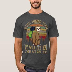 Camiseta Regalo de Lover de espuma divertida Sloth Camping