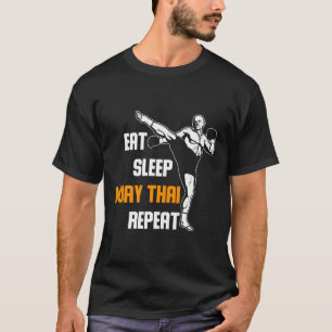 Camiseta Regalo de luchador de artes marciales de kickboxin