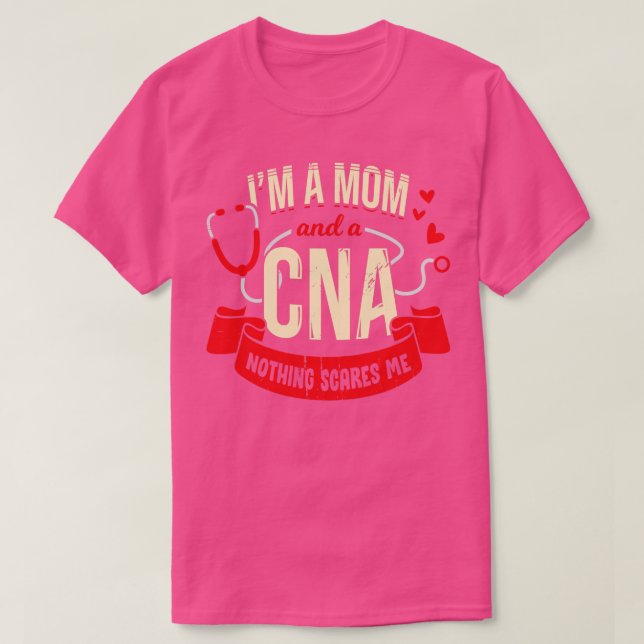 Camiseta Regalo de madre de asistente de Enfermería certifi (Diseño del anverso)