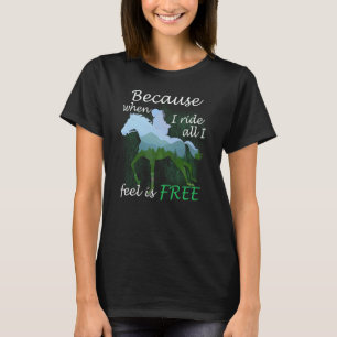 Camiseta regalo de mamá chica caballo divertida montar sent