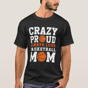 Camiseta Regalo de Mamá de Baloncesto Vida de Mamá Loca Org