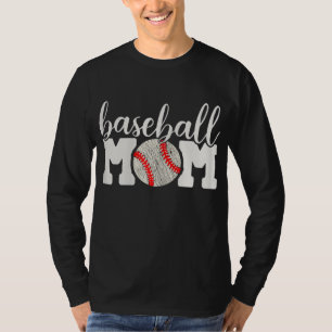 Camiseta Regalo de mamá de béisbol - Ensayo de madre de niñ