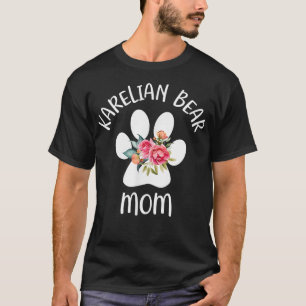 Camiseta Regalo de mamá de oso kareliano para mujeres